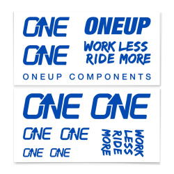 OneUp Components Decal Kit blue