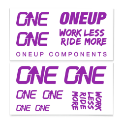 OneUp Components Decal Kit purple