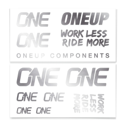 OneUp Components Decal Kit silver