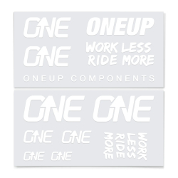 OneUp Components Decal Kit white